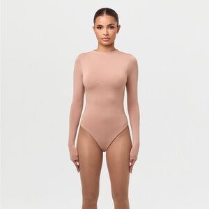 NAKED WARDROBE NW SCULPT MOCK NECK BODYSUIT XL- flaw